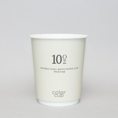[무광]단열 이중컵 백색지 10온스 인쇄 20박스(10000개)